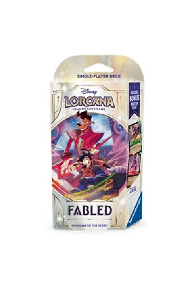 RAVENSBURGER Lorcana Fabled: Pachet de început Emerald & Ruby