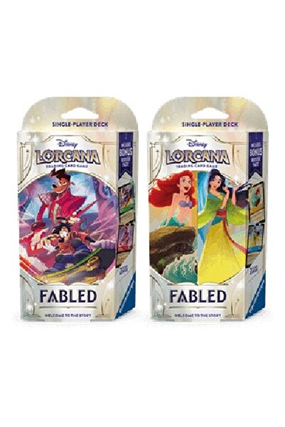 RAVENSBURGER Lorcana Fabled: 2 Starter Deck Set