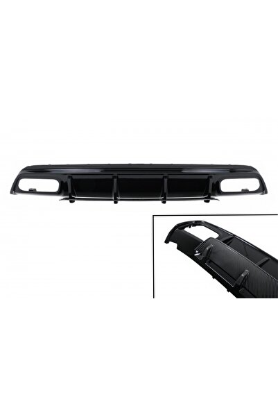 tuningset Difuzor Prelungire Bara Spate compatibil cu Mercedes W176 Clasa A 2...