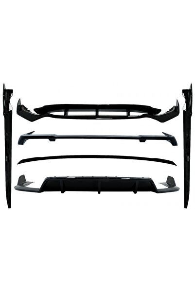 tuningset Kit caroserie Aero compatibil cu BMW X5 G05 2018-2022 M-Tech Black ...