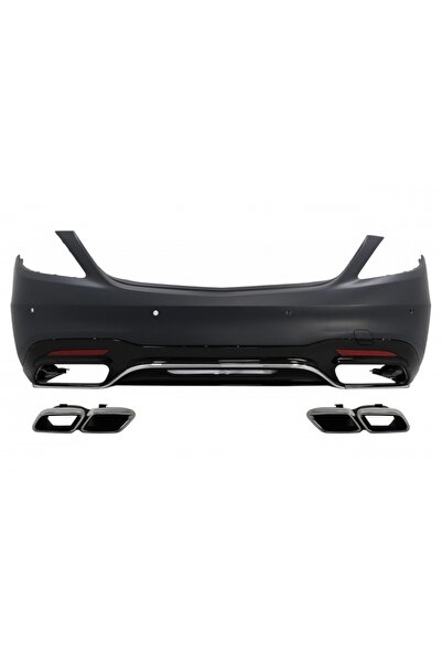 tuningset Bara Spate cu Difuzor și Ornamente Evacuare Cromate compatibil cu M...