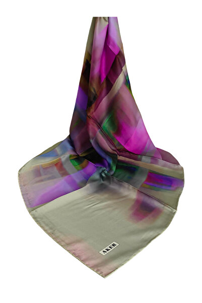 Aker mătase K crep EȘARFĂ SATINATĂ SEZONUL DE VARĂ 2026 9154701-351