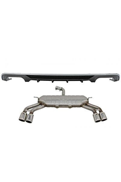 tuningset Difuzor Prelungire Bara Spate cu Sistem de Evacuare compatibil cu A...