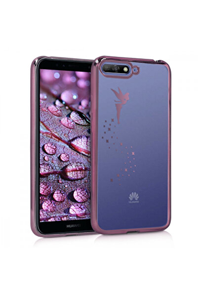KWmobile Carcasă pentru Huawei Y6 (2018), silicon, roz, 45286.02
