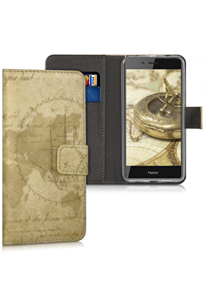 KWmobile Husă pentru Huawei Honor 6C, piele sintetică, maro, 43528.01