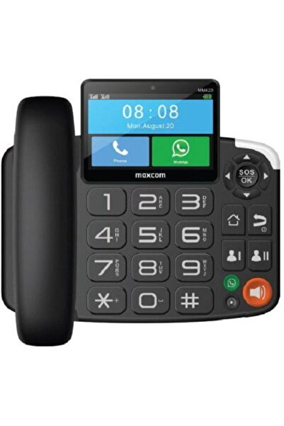 MAXCOM Telefon de birou MM42D SE , cu cartela SIM, 4G, optine apel video sau ...