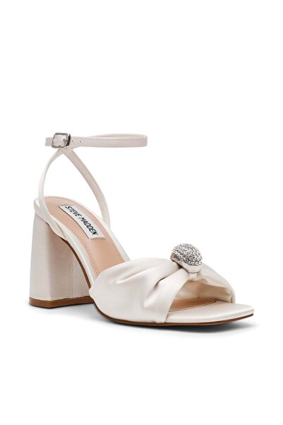 Steve Madden Meladi Solid Ivory High Heel Sandals