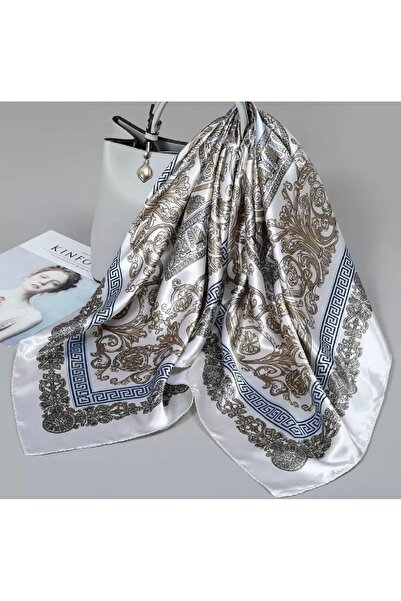 CHARMLUCKY Colorful Patterned Shawl-Foulard 90X90 cm