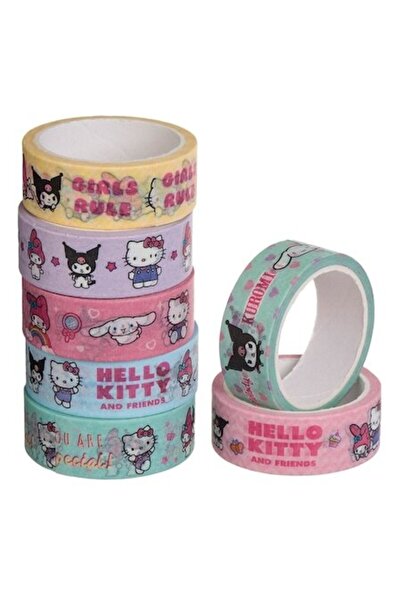 OEM Set of 7 Washi Tape Hello Kitty
