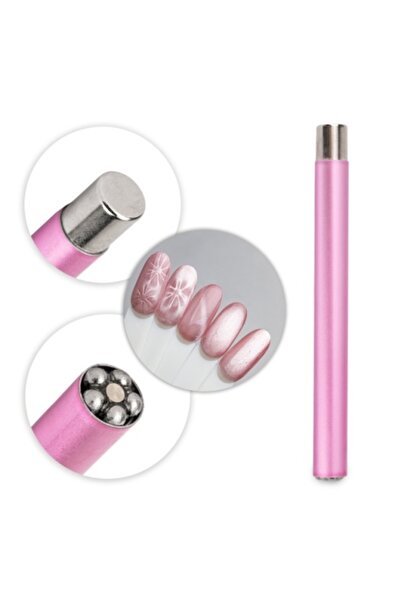 Pink Nails Magnet Cat Eye 2 in 1 AlleLAC Pink