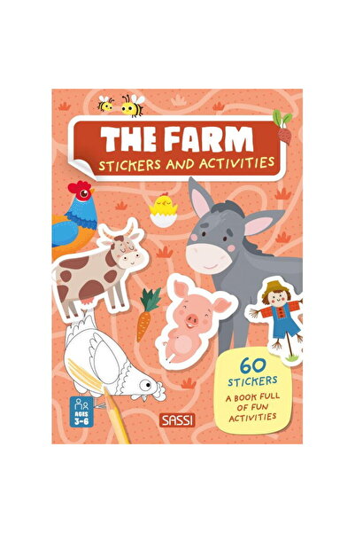 SASSI Carte de activitati cu abtibilduri - Ferma