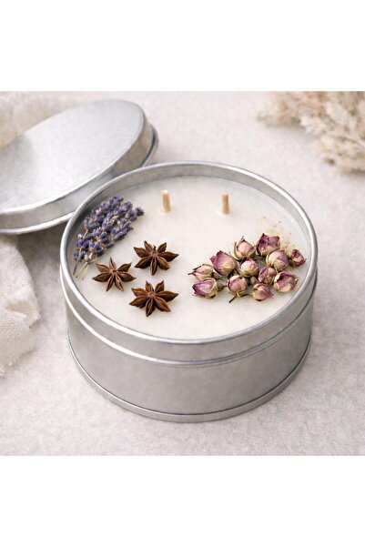 LUMENADA Kokulu Aromaterapi Mum ; Lavanta , Gül ,Yıldız Anason ile Detayladır...