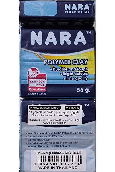 NARA Polimer Kil 55 Gram PM26 Gök Mavisi (Sky Blue) 1 Adet