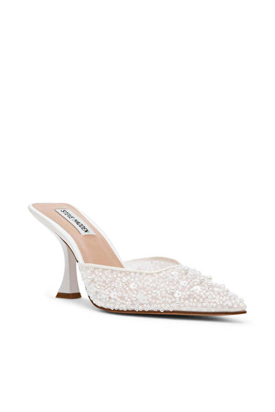 Steve Madden Nightly Solid Ivory High Heel Sandals