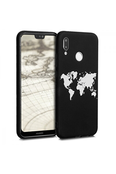 KWmobile Carcasă pentru Huawei P20 Lite, silicon, neagră, 46534.12