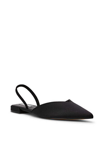 Steve Madden Sierra Ave Solid Black Mid Heel Sandals