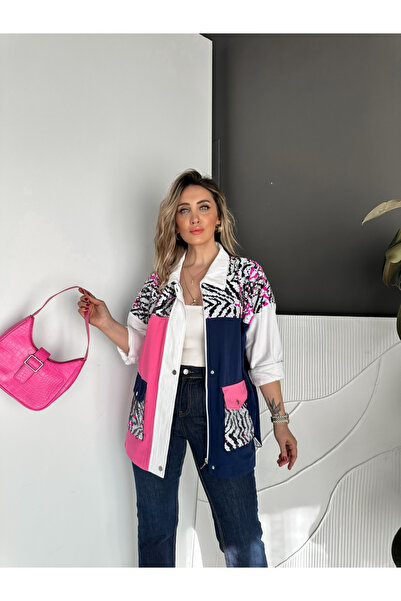 Zerrincan Giyim Beyaz Renkli Payetli Ceket