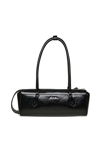 Steve Madden حقيبة كتف سوداء سادة من بريمي