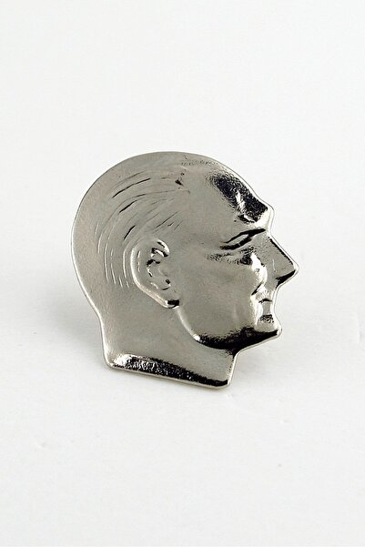 Stanbula Mustafa Kemal Atatürk Portre Yüz Pin Yaka Çanta Süsü Metal Rozet RX0102