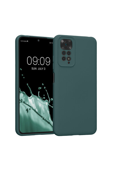 KWmobile Case for Xiaomi Redmi Note 11/Redmi Note 11s, Silicone, Green, 57918...