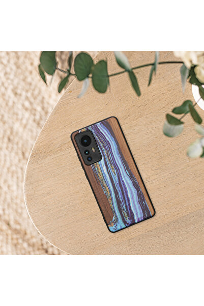 KWmobile Husă pentru Xiaomi 12/12X, Lemn, Multicolor, 56788.07