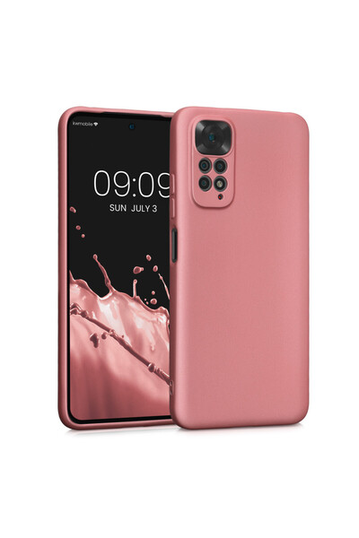 KWmobile Case for Xiaomi Redmi Note 11/Redmi Note 11s, Silicone, Pink, 58651.31