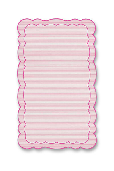 Rugs Modern Halı SDT Pembe Temalı Çizgili Şerit Desenli Dokuma Taban Modern D...