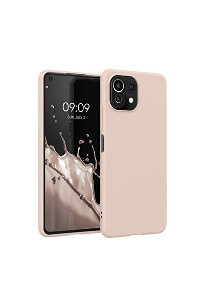 KWmobile Case for Xiaomi Mi 11 Lite 5G, Silicone, Cream, 54726.225,