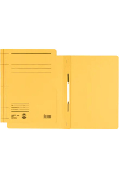 Leitz Dosar cu sina Leitz, carton, A4, 250 coli, galben