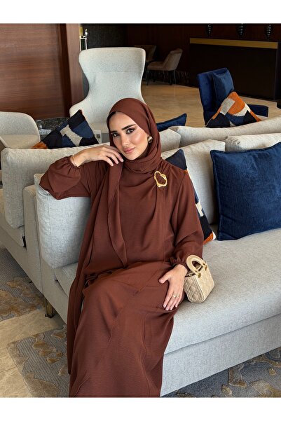 sevannaluxurydesign Gold Broş Detay Tunik & Pantolon Takım