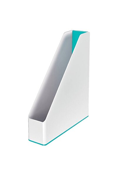 Leitz Suport vertical WOW, pentru documente, PS, A4, culori duale, alb-turcoaz