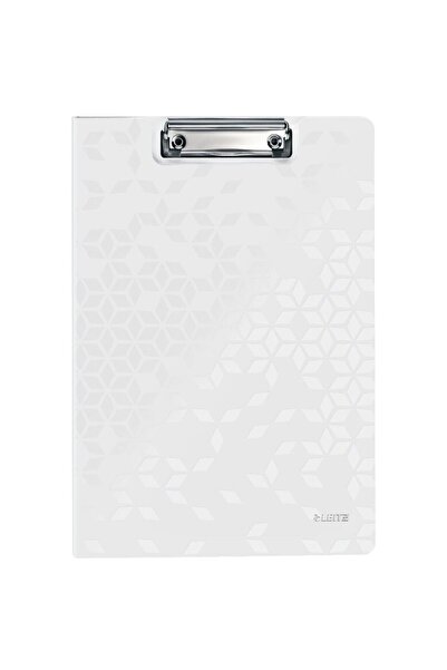 Leitz Clipboard WOW, dublu, polyfoam, A4, 100 coli, alb