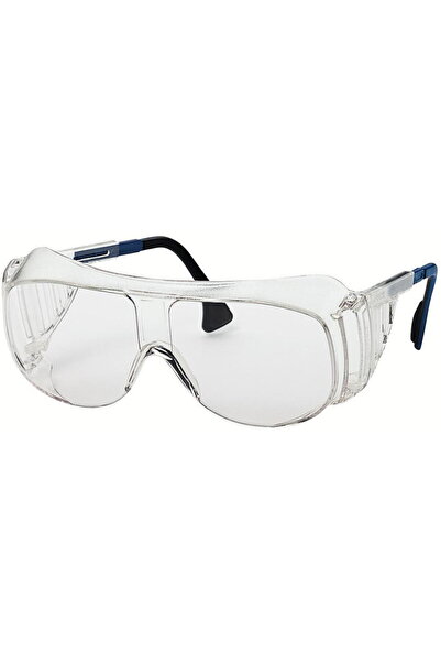 Uvex Extremely scratch and chemical resistant safety glasses on both sides