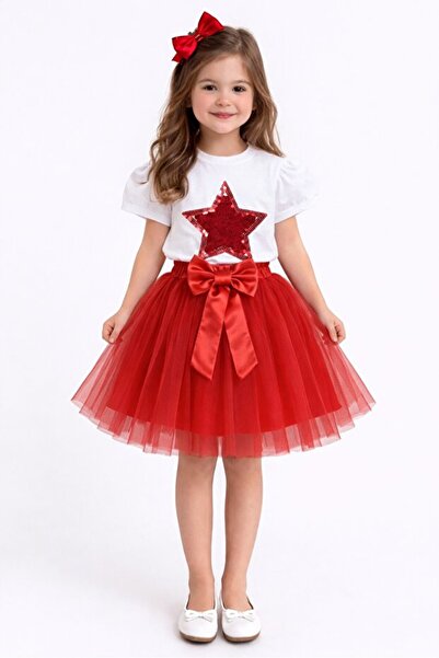 NOBLE STORE Κοριτσίστικο σετ 23 Απριλίου και 29 Οκτωβρίου: Φούστα Tutu & Μοντ...