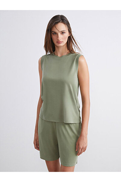 LC Waikiki Rmz Gi̇yi̇m Farkiyla Zero Roba Collar Women's Undershirt