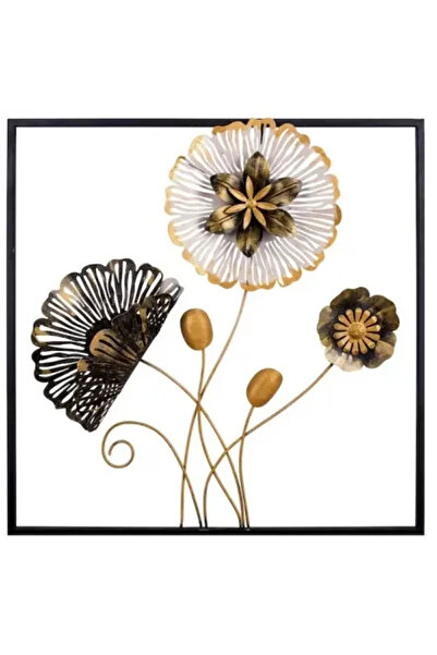 Studio Casa Panou metalic decorativ perete 3D, Deco Art, 55 x 5 x 55 cm, Mult...