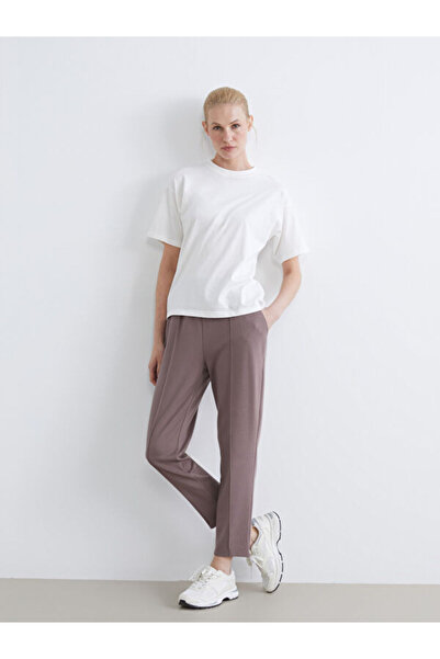 LC Waikiki Rmz Gi̇yi̇m Farkiyla Women's Sweatpants with Waist Drawstring