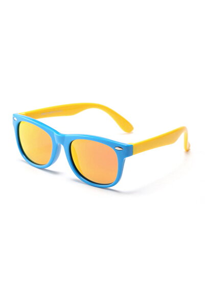 Techsuit Ochelari de Soare pentru Copii cu Protectie UV - (D802) - Blue / Yel...