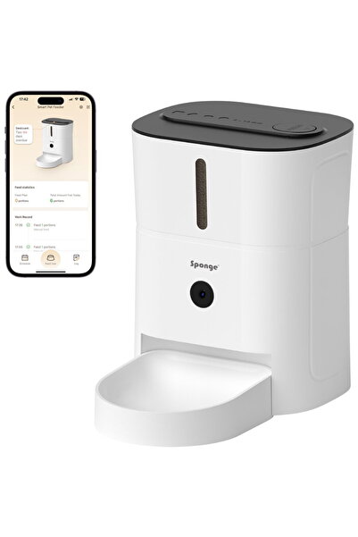 sponge Cameră inteligentă pentru hrănirea automată a animalelor de companie