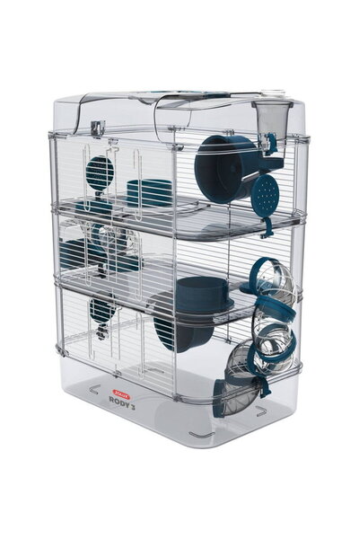 Zolux Cusca pentru hamsteri RODY3 TRIO albastra