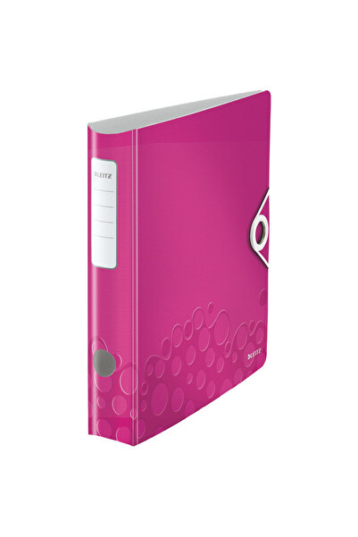 Leitz Biblioraft Active Wow 180, A4, 50 mm, polyfoam - roz metalizat