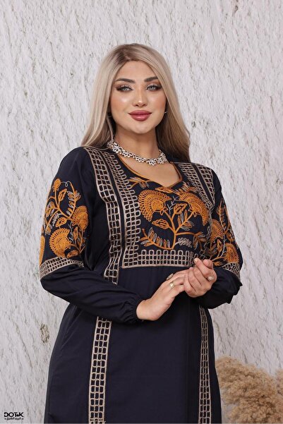 M&O 2 High-quality embroidered Cotton jalabiya with a wonderful design suitab...