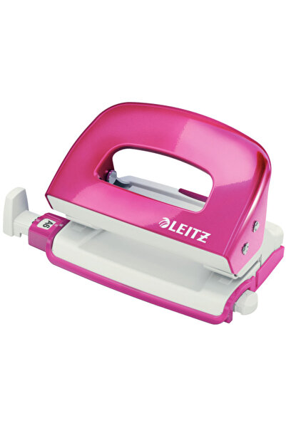 Leitz Perforator Mini 5060, 10 coli - roz metalizat