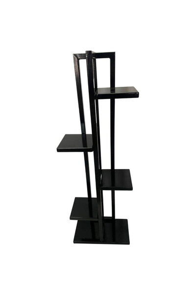 Vivatechnix Flower stand VMD-1072, Black, 40x20x118 cm, 6 shelves