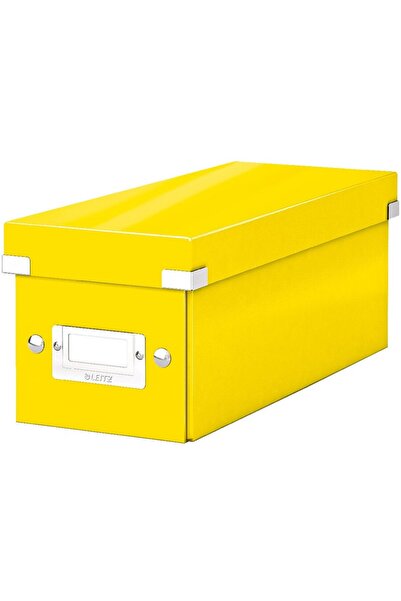 Leitz Cutie depozitare WOW Click & Store, carton laminat, pliabila, cu capac,...