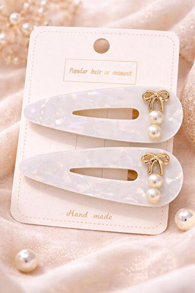 Srctech Set de acrilic catarame laterale albe cu model