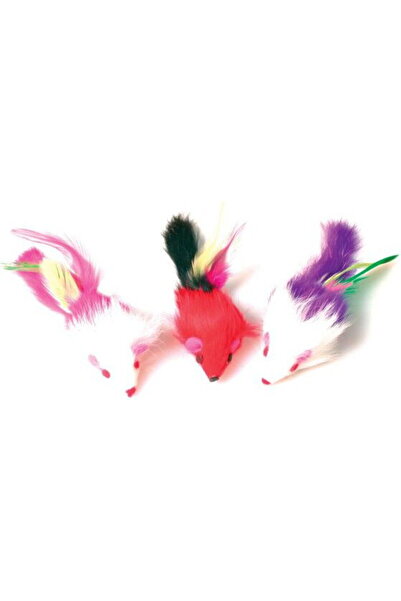 Zolux Set de 3 soareci cu pene, Multicolor