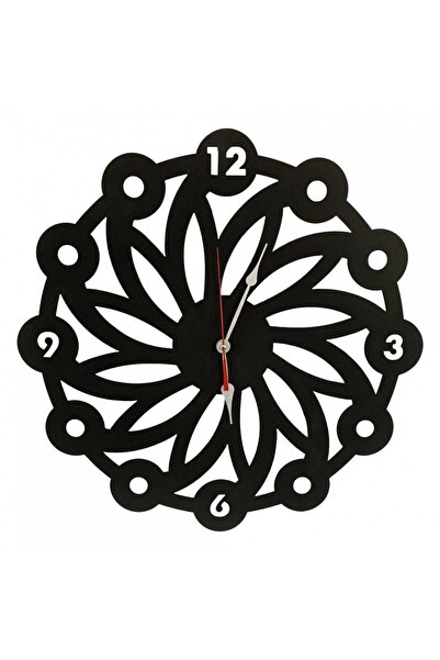 Vivatechnix Ceas de perete metalic Krodesign Daisy, diametru 50 cm, negru