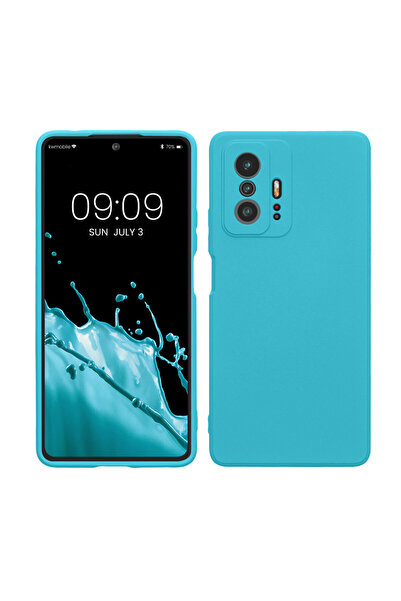KWmobile Carcasă pentru Xiaomi 11T/11T Pro, Albastru Deschis, Silicon, KWM000...