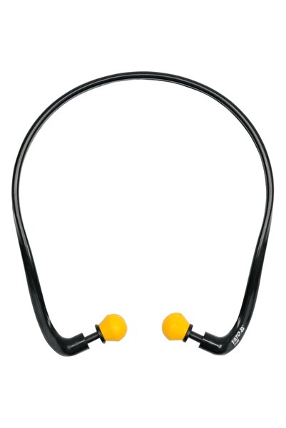 yato Dopuri pentru urechi cu banda, Poliuretan, 21 dB, Portocaliu/Negru